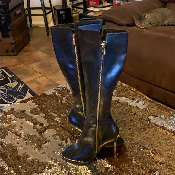 Michael Kors Shoes - ON SALE Michael Kors black knee high boots